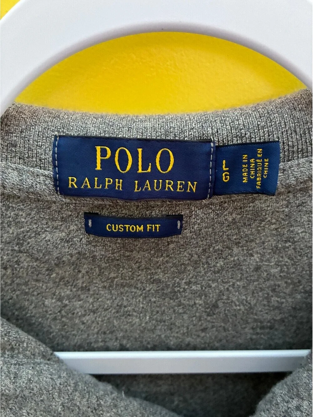 Polo Ralph Lauren Custom Slim Fit Mesh Polo Shirt Andover Heather Size Large